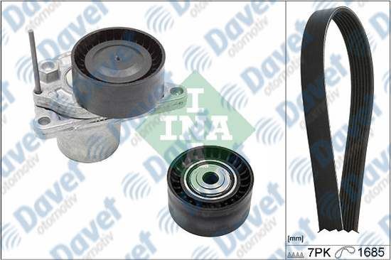 INA 529024610 V Kayis Seti Vito W447 14> Megane Iii 11-15 Megane Iv 16> Kadjar 15> Koleos Ii 16> Talisman L2m 15> Trafic Iii 14> Qashqai 13> Vivaro B 14-19 1.6dci